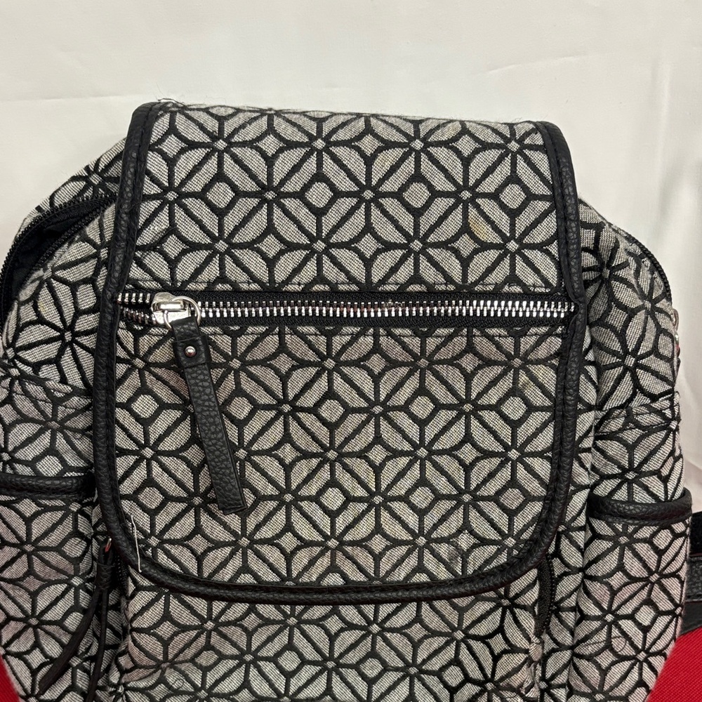 Rosetti Patterned Gray Backpack - image 2